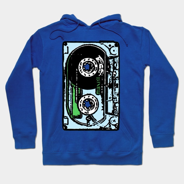 Cassette Tape Hoodie by candhdesigns